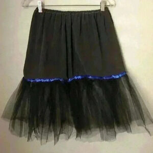 Handmade upcycled materials petticoat fits M-L